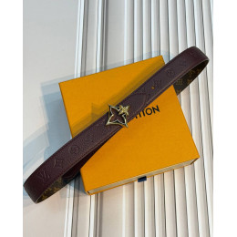 Ремень Louis Vuitton бордового цвета