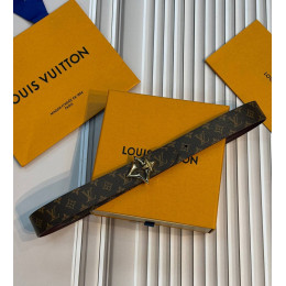 Ремень Louis Vuitton бордового цвета