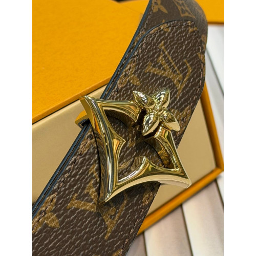 Ремень Louis Vuitton коричневого цвета