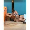 Сабо Hermes оранжевого цвета