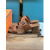 Сабо Hermes оранжевого цвета