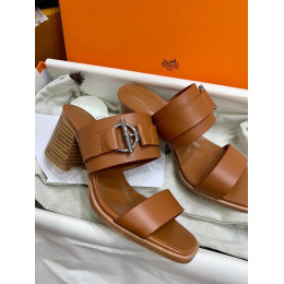 Сабо Hermes оранжевого цвета