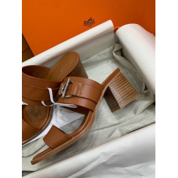 Сабо Hermes оранжевого цвета