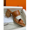 Сабо Hermes оранжевого цвета