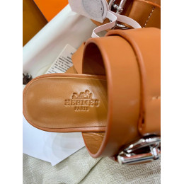 Сабо Hermes оранжевого цвета
