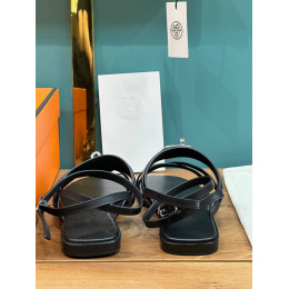 Босоножки Hermes черного цвета