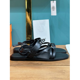 Босоножки Hermes черного цвета