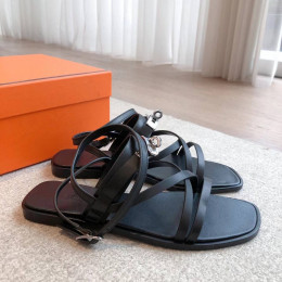 Босоножки Hermes черного цвета