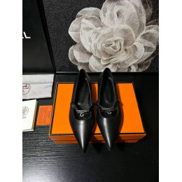 Балетки Hermes черного цвета