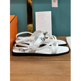 Босоножки Hermes белого цвета
