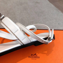 Босоножки Hermes белого цвета