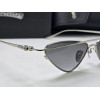 Очки Chrome Hearts серебристого цвета