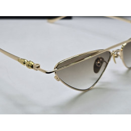 Очки Chrome Hearts золотистого цвета