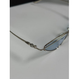 Очки Chrome Hearts серебристого цвета