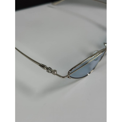 Очки Chrome Hearts серебристого цвета