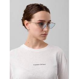 Очки Chrome Hearts серебристого цвета