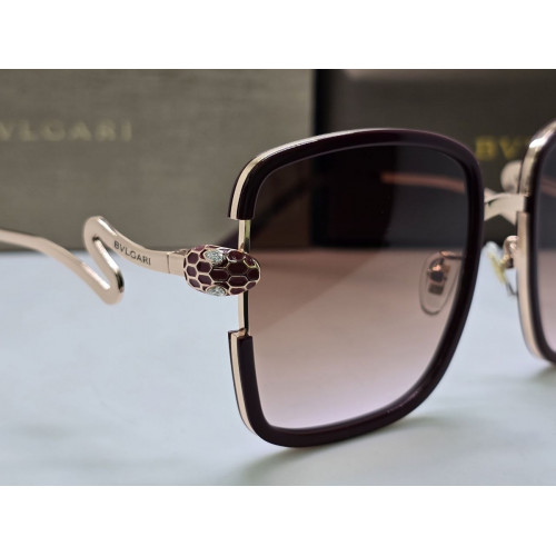 Очки Bvlgari коричневого цвета