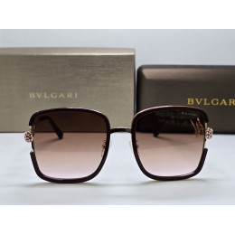 Очки Bvlgari коричневого цвета