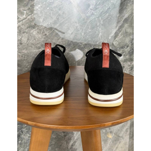 Кроссовки Loro Piana черного цвета