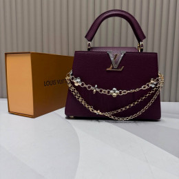 Сумка Louis Vuitton бордового цвета