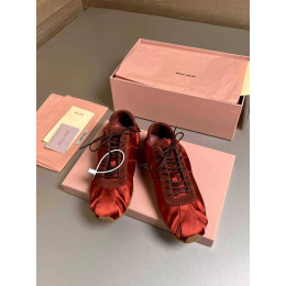 Кроссовки Miu Miu оранжевого цвета