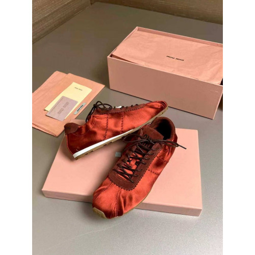 Кроссовки Miu Miu оранжевого цвета