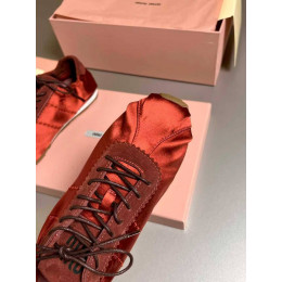 Кроссовки Miu Miu оранжевого цвета
