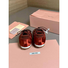 Кроссовки Miu Miu оранжевого цвета