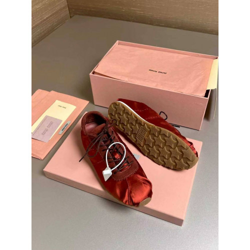 Кроссовки Miu Miu оранжевого цвета