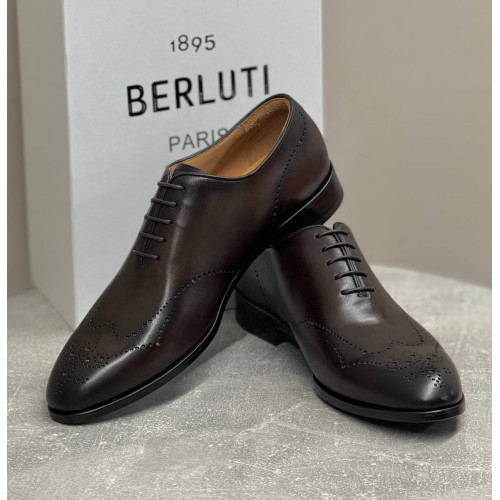 Ботинки Berluti коричневого цвета