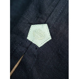 Рубашка Loro Piana синего цвета