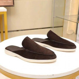 Мюли Loro Piana коричневого цвета