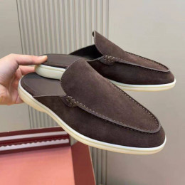 Мюли Loro Piana коричневого цвета