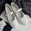 Балетки Chanel белого цвета