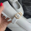 Балетки Chanel белого цвета