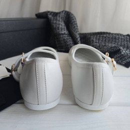 Балетки Chanel белого цвета