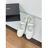 Балетки Chanel белого цвета