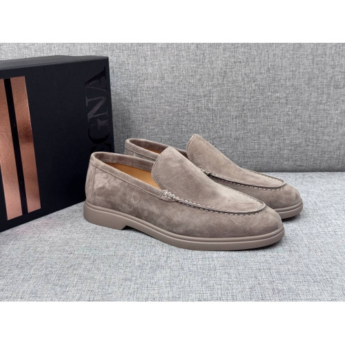 Лоферы Ermenegildo Zegna бежевого цвета