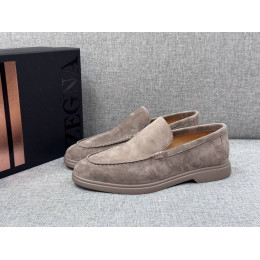 Лоферы Ermenegildo Zegna бежевого цвета