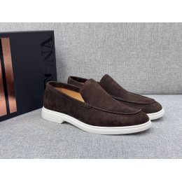 Лоферы Ermenegildo Zegna коричневого цвета
