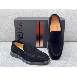 Лоферы Ermenegildo Zegna черного цвета