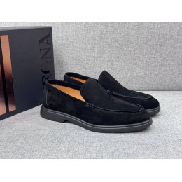 Лоферы Ermenegildo Zegna черного цвета