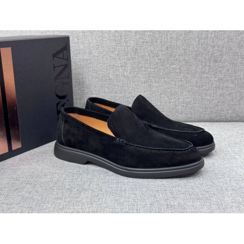 Лоферы Ermenegildo Zegna черного цвета