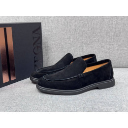 Лоферы Ermenegildo Zegna черного цвета