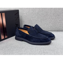Лоферы Ermenegildo Zegna синего цвета