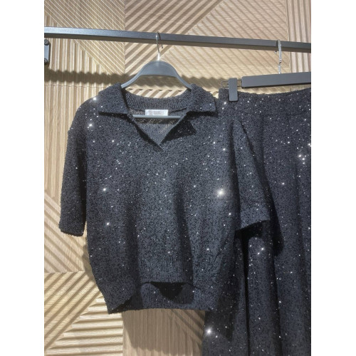 Костюм Brunello Cucinelli серого цвета