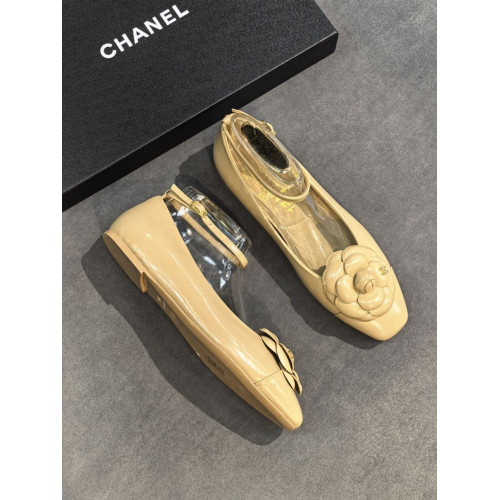 Балетки Chanel бежевого цвета