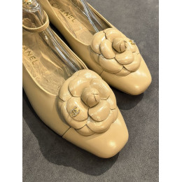 Балетки Chanel бежевого цвета