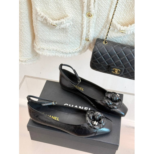 Балетки Chanel черного цвета