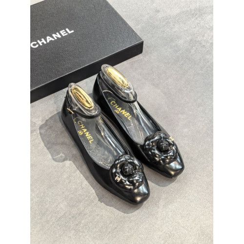 Балетки Chanel черного цвета